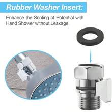 Brass Shut Off, Shower Flow Control, G1/2 Shower Pressure Regulator, Flow Control Valves Handheld Shower, - inicial - Ver 4