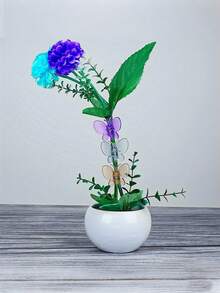 30pcs Butterfly Shaped Plant Clips, Orchid Stem Clips, Reusable Gardening Clips For Climbing Plants, Grape Vine Tomato Plant Support Clips, Suitable For Indoor And Outdoor Plants And Flowers Stems And Vines, Also For Vegetables, Helps Plants Grow Upright And Healthier - Multicolor - View 4