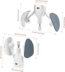Kivsin Entrenador de Cadera Kegel,Entrenador de Cadera con Contador,Resistencia Regulable de 77 lbs,Entrenador de Suelo pélvico y Parte Interna del Muslo para Recuperación posparto y Fitness - Blanco - Ver 6