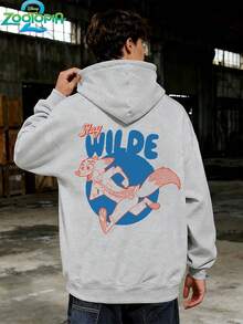 Sudadera con capucha estampada con el personaje Stitch de la serie Disney Zootopia, sudadera holgada de manga larga con cordón, sudadera estampada Disney para otoño/invierno (sudadera con capucha para hombre, sudadera negra, sudadera blanca, sudadera de invierno, sudadera gris, sudadera de invierno para hombre, sudadera talla grande)