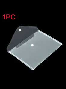 1个竖式文件袋，A4风琴式文件收纳袋，便携式简易收纳袋，学生科目分隔袋，可扩展手持文件袋，大容量纸张、文件、档案收纳袋（含随机颜色和形状标签），返校季，学习用品