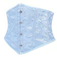 女士复古提花束腰带，塑身紧身胸衣