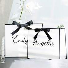 Personalized Name Gift Bags, Bow Tie Gift Bags, Thank You Gift Bags, Birthday Gift Bags, Christmas Gift Bags, Bridesmaid Gift Bags
