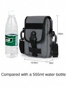 Multi-Functional Square Shape Shoulder Bag For Students, Mini Men's Bag With Letter Graphics And Bag Charm, Suitable, College, Sports, Commuting Nylon Essentials Portable Bag Winter Thanksgiving Bag Tote Bag Bum Bag Rider Bag Hobo Bag Hip Bag Holiday Essentials Camping Sling Bag Summer Back To School Bag Pack Cross Body Bag Canvas Tote Bag Side Bag Pouch Festival - Multicolor - View 12