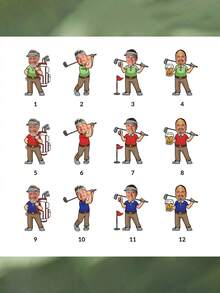 1 quả bóng golf in ảnh theo yêu cầu, bóng golf cá nhân hóa, bóng golf nam in ảnh và tên theo yêu cầu, bóng golf đôi in ảnh theo yêu cầu, bóng golf in khuôn mặt theo yêu cầu, có thể tùy chỉnh làm quà tặng Ngày Valentine, bóng golf nam hài hước, quà tặng tùy chỉnh tinh tế phù hợp cho anh ấy/cô ấy, bố, mẹ, bạn bè, ông, quà tặng Ngày của Cha độc đáo, quà tân gia, trang trí nhà cửa sang trọng, trang trí nghệ thuật. - Nhiều màu - Xem 2