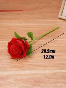 Boîte à bague en forme de rose floquée, roses artificielles, boîtes à bijoux, support pour boucles d'oreilles pour cadeaux de la Saint-Valentin, boîte à bague rouge, célébrations de fiançailles et d'anniversaire, décoration de mariage, boîte à bijoux, boîtes cadeaux pour la fête des mères, boîte à bague de cérémonie de mariage, fiançailles, proposition, anniversaire, utilisation toute saison, cadeau parfait pour le Ramadan, l'Aïd, la Saint-Valentin, Noël ou Thanksgiving, décoration de salle de maquillage, décoration de chambre - Multicolore - Voir 7