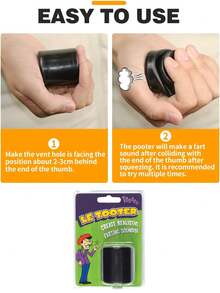 1PC Novelty Squeeze Pooter Break Machine, Funny Le Tooter Prank Breaking Noise Maker Handle Adult Gags, Party Gam,Practical Joke Party Gift Breaking - Multicolor - View 7