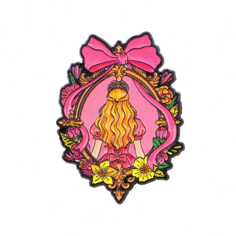 Ghim cài áo, huy hiệu, phụ kiện trang trí ba lô bằng men dễ thương, quà tặng thời trang nữ, phụ kiện trang sức thời trang. - màu đen - Xem 5