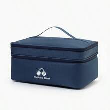 2件/1件装户外急救包，大容量家用医疗箱，双层分类收纳药品整理包，旅行便携药品包，大/中/小号急救包，户外急救包，大容量手持便携家用药品包，药品工具医疗箱学生应急医疗包 - 大容量医疗用品收纳包，整理包，收纳袋 - 现代风格，耐用材质 - 彩色 - 查看 17
