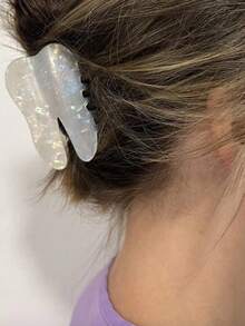 Kẹp tóc hình răng bằng sợi acetate màu trắng được cá nhân hóa, kẹp tóc sáng tạo ngộ nghĩnh dành cho phòng khám nha khoa, phù hợp cho phụ nữ và bé gái, có thể dùng làm quà tặng cho nha sĩ, trợ lý nha khoa, hoặc làm kẹp tóc chữ cái bằng sợi acetate được cá nhân hóa cho cô dâu, một món quà lý tưởng cho phù dâu, phụ kiện tóc thời trang, kẹp tóc thanh lịch, kẹp tóc nữ, kẹp hàm thanh lịch. - Nhiều màu - Xem 3