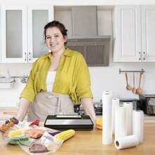 1 Roll Food Vacuum Bags, Long-Lasting Food Preservation Bags Suitable For All Vacuum Sealers, Storage, Organization, Kitchen, Travel, Kitchen Supplies, Kitchen Tools, Kitchen Accessories - Multicolor - View 6