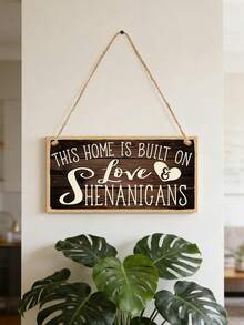 1 قطعة لافتة زخرفية على شكل حرف LOVE من الخشب الخفيف الوزن، بنمط جوز الهند، لتعليقها داخل المنزل، مناسبة لديكور غرفة عيد الحب، الحفلات العطلات، وتجمعات المنزل - متعدد الألوان - مشاهدة 3