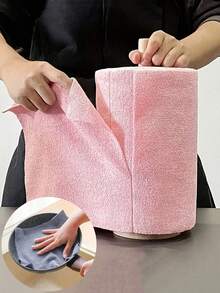 1 cuộn/20 khăn lau vệ sinh siêu thấm hút bằng sợi microfiber, kích thước 25*25cm, khả năng thấm hút nước cao, bền và có thể giặt, thích hợp cho việc rửa chén bát, lau mặt bàn và sàn nhà - Khăn lau đa năng gia dụng, thiết kế vuông hiện đại, đồ dùng vệ sinh chủ đề không gian, khăn lau chén bát, khăn lau mặt bàn, thiết kế tiết kiệm không gian, chất liệu thấm hút cao. - Nhiều màu - Xem 12