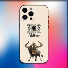 Funda de Teléfono de Vaca, Cerdo, Abeja, Rana, Rata, Dragón, Mapache para 16,15,14,13,12,11,Pro,Plus, Cubierta Negra Suave - Z4 - Ver 4