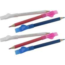 6 lpices de tela de costura con brocha para sastre Lpiz de costura para marcar tela, lpiz de gis, herramientas de trazado - Color: - Ver 5