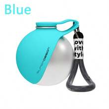 1个便携式宠物旅行水瓶，适用于小型犬，285毫升防漏设计，配有方便携带和挂在包上的提手，户外远足散步必备，有蓝色和粉色印花以及纯色可选。 - 彩色 - 查看 12