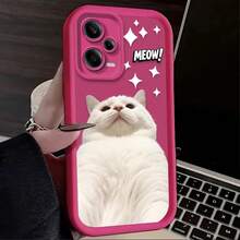 Funda de teléfono con bonito gatito y gato negro para Xiaomi Redmi Note 13 14 12 11 Pro Plus 5G 14S 12S 11S 10S 10 9 Redmi 14C 13C 12C 12 4G Etui - 6 - Ver 4