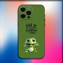 Funda de Teléfono de Vaca, Cerdo, Abeja, Rana, Rata, Dragón, Mapache para 16,15,14,13,12,11,Pro,Plus, Cubierta Negra Suave - Z4 - Ver 7