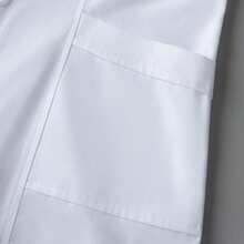 适用于医院、美容院、牙科诊所、兽医院、医学研究所、药房、妇产中心的医用制服 - 白色 - 查看 9