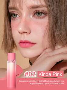 ESpoir 丝绒哑光唇膏，哑光妆效，持久显色，3克 - #02 KINDA PINK - 查看 3