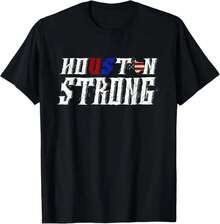 Houston Strong Texas Strong T-Shirt - Black - View 1