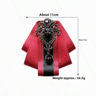 In Stock! Men's Luxury Crystal Black Satin Bow Tie - Perfect Accessory For Valentine's Day/Wedding/Business/Party, Pairs Well With Suit/Tuxedo/Formal Shirt. Ideal Gift For Groom/Groomsman, Excellent Choice For Valentine's Day. Wholesale Supply, Limited Time Special Offer, Great Value! Essential Elegant Accessory!