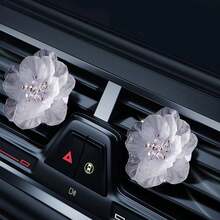 1pc Flower Design ABS Car Air Outlet Perfume