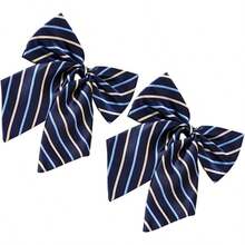 6 Piezas De Corbata Para Mujer Corbata De Cosplay Pajarita Corbata Ajustable Corbata Bordada Pajarita Corbata De Pap Noel Corbatas Para Hombre Traje De Graduacin - como se muestra x 3 piezas + 13*15cmx3pcs - Ver 4