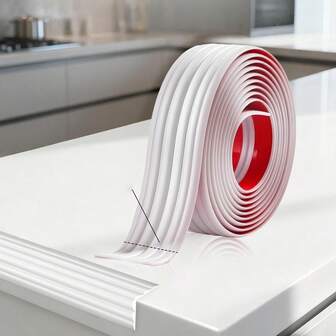 1 Peça Protetor de Canto de Parede Adesivo, Guarnição de Canto Flexível para Dentro e Fora da Borda da Parede