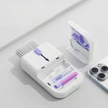 7合1清洁套装，耳机清洁笔，键盘拔取器，笔记本电脑键盘清洁套装，电子屏幕清洁工具，多功能刷 - 彩色 - 查看 3