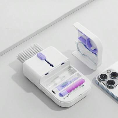 7合1清洁套装，耳机清洁笔，键盘拔取器，笔记本电脑键盘清洁套装，电子屏幕清洁工具，多功能刷