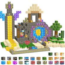Bloques magnéticos (100-300 piezas) Tema de ferrocarril del desierto de varios tamaños Bloques de montaje educativos para niños Juguete de construcción de escena con temática del desierto para enfocar y estimular la creatividad Interacción familiar padres-hijos Ayuda educativa temprana Opción de regalo pensativo para cumpleaños para niños de 3+ años - Multicolor - Ver 8