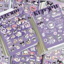 Sanrio 8 张三丽鸥库洛米镂空贴纸 - 高品质少女心形图案防水拼贴材料剪贴簿用品剪贴簿文具 - 8張 - 查看 2
