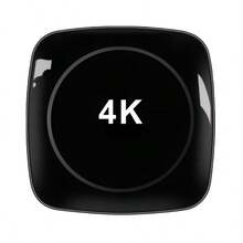 Un decodificador 4K compacto para televisores inteligentes, ideal para uso doméstico. - negro - Ver 3