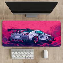 超大游戏鼠标垫，炫酷汽车图案，防滑橡胶底座，高灵敏度 - 游戏玩家、上班族和家庭用户的理想之选 - 送给男友的完美节日礼物