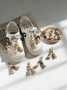 2pcs/Set Tassel Shoe Accessories Set, Shoelace Pendant Set, Fashion Decor, Suitable For Sneakers, Bags, DIY Decoration, Shoe Parts And Shoe Ornaments, Shoe, Spring Summer Picks, Brides Maid Gifts, Room, Bedroom Decor, Bedroom Decor, Beach, Travel, For Men, For Women, Vacation, Women's Day, Travel Essentials, Wedding Favors, Y2k, Bedroom, Car Accessories Women, Kitchen Decor,Cute Stuff - Multicolor - View 2