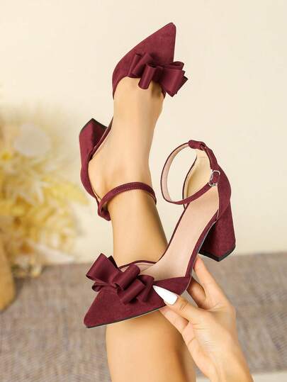 Women's New Fashion Elegant Pointed Toe High Heel Shoes, Hollow Out Slim Stiletto, Versatile For Parties And All Seasons