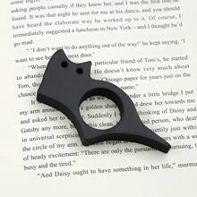 Ergonomischer Kunststoff-Daumenlesezeichen - modisches Schwarz, Lesehilfe und Seitenmarkierung für eine Hand, bequemer Griff, ideal für Lesebegeisterte, unverzichtbares Schul-Utensil, Neuestes Modell 2026 - Verschiedenfarbig - Übersicht 5