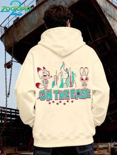 Disney Áo Hoodie in hình Stitch phong cách Zootopia, Áo Hoodie dài tay rộng rãi có dây rút dành cho nam, Áo Hoodie in họa tiết mùa thu/đông (Áo Hoodie chui đầu nam, Áo Hoodie đen, Áo Hoodie trắng, Áo Hoodie mùa đông, Áo Hoodie xám, Áo Hoodie mùa đông nam, Áo Hoodie cỡ lớn)