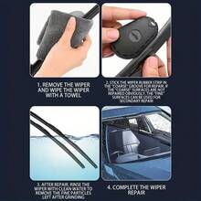 Quiet Car Windshield Wiper, Portable Polisher, Designed For Foggy Weather, Can Be Installed On RVs, Tool For Removing Sand, Dust, Water Stains, Dirt And Bird Droppings, Auto Care Accessory, Vehicle Cleaning Assist Tool, Handheld Tool - Multicolor - View 10