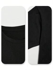 Magliette da donna - DonnaNero-1PC - Visualizzare 4