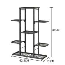 Estante para Plantas de 5 Niveles en Metal - Estructura Resistente y Impermeable, 126 cm de Alto, Color Gris Oscuro - Ideal para Interior o Exterior - Gris Oscuro - Ver 3