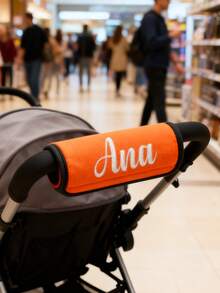 Personalized Name Luggage Handle Wrap, 8 Color Options, Customizable Text/Name, Size 15.5x14.5cm, Travel Suitcase Accessory, Suitable For Vacation, Birthday, Valentine's Day, Mother's Day, Anniversary, Perfect Commemorative Gift For Family And Friends, Ideal Wedding Or Birthday Present, Multi-Functional, Durable, Stylish. - Multicolor - View 7