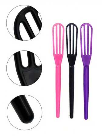 3 st professionella hårfärgsborstar, slitstarkt blandningsverktyg i plast för hårborstar, för hemmabruk och salong, universell passform för alla hårtyper, blandningsborste för hårfärg, hårvårdsolja för hemmet, hårvårdsverktyg i plast, permanentverktyg, blandningsborste för hårfärg