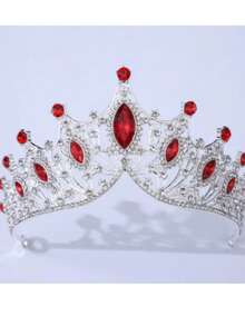 coroa branca vermelha - Vermelho - Visão 2