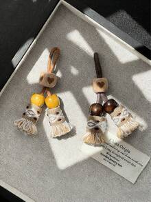 2pcs/Set Tassel Shoe Accessories Set, Shoelace Pendant Set, Fashion Decor, Suitable For Sneakers, Bags, DIY Decoration, Shoe Parts And Shoe Ornaments, Shoe, Spring Summer Picks, Brides Maid Gifts, Room, Bedroom Decor, Bedroom Decor, Beach, Travel, For Men, For Women, Vacation, Women's Day, Travel Essentials, Wedding Favors, Y2k, Bedroom, Car Accessories Women, Kitchen Decor,Cute Stuff - Multicolor - View 4