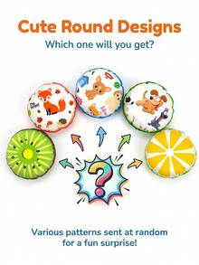 Puppy Keep 4pcs/Set Cute Vegetable & Donut Plush Squeaky Toys Puppy Keep Puppy Keep Free Gift