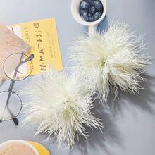 2pcs White Cute Spherical Artificial Aquatic Plants, Soft & Decorative, No Maintenance, Fade-Resistant, Aquarium Ornament