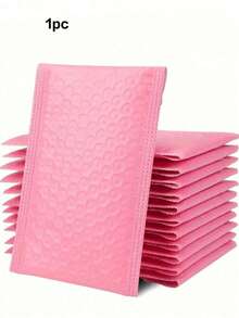 10/20/30/50pcs Metal Bubble Envelopes, Holographic Bubble Envelopes, Polyethylene Bubble Envelopes, Waterproof Self-Sealing Shipping Bags, Foil Glitter Charm Shipping Envelopes, Holographic Cushion Envelopes - Pink - View 8