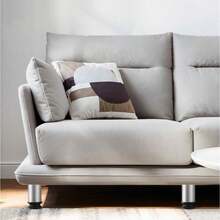 重型不锈钢可调节家具腿 - 配有防滑橡胶垫，拉丝金属表面处理，结构坚固，稳定性强。适用于橱柜、桌子、沙发、床、椅子、电视柜和其他家用家具，也可作为电器支撑腿使用。实用家具配件，也是一份贴心的礼物！ - 黑色 - 查看 4